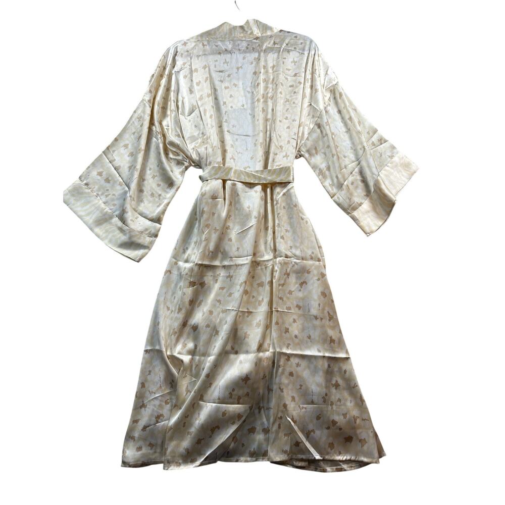 Show Me Your Mumu Harlow Robe Neutral Animal Print O/S NWT - Picture 7 of 9